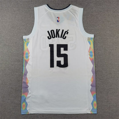 Denver Nuggets Nikola Jokic #15 2025 City Edition Swingman – Embroidered Jersey
