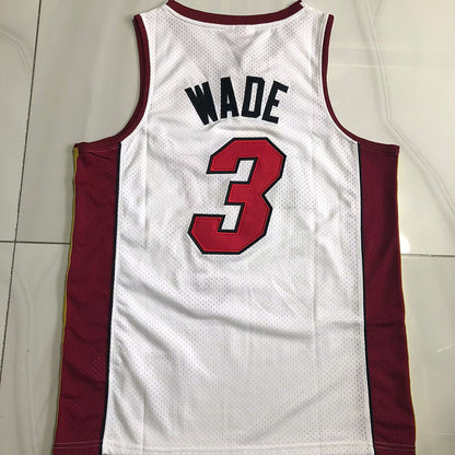 Dwayne Wade Miami Heat White 3 MN