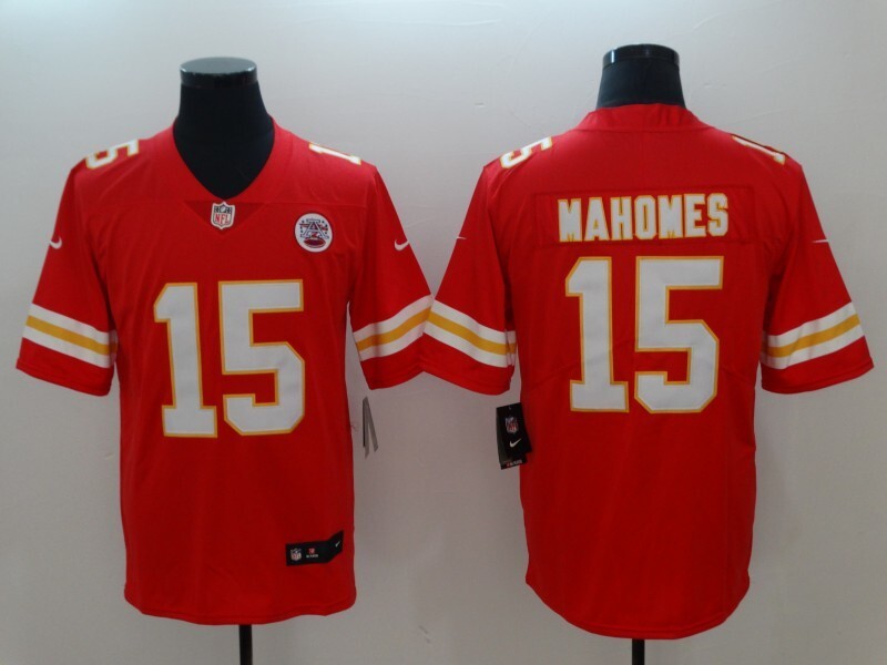 Men's Kansas City Chiefs Patrick Mahomes Jersey -  Red