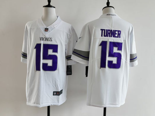 Men's Minnesota Vikings Dallas Turner Nike Jersey -  White