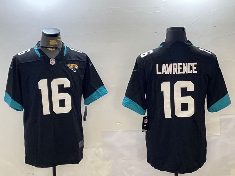 Men's Jacksonville Jaguars Trevor Lawrence Jersey-Black
