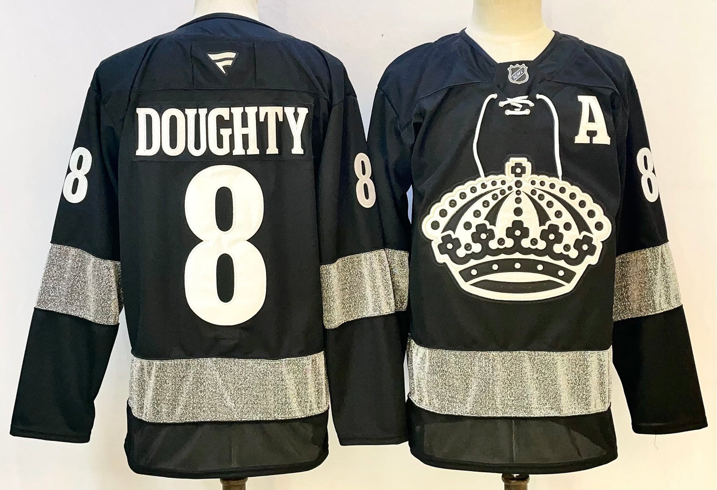 Men's Los Angeles Kings Drew Doughty #8  Black Player Game Jersey