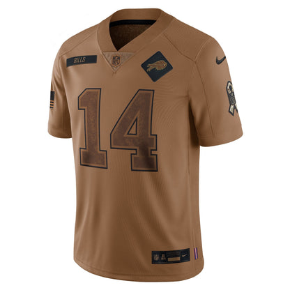Stefon Diggs Buffalo Bills Nike Salute To Service Limited Jersey - Brown