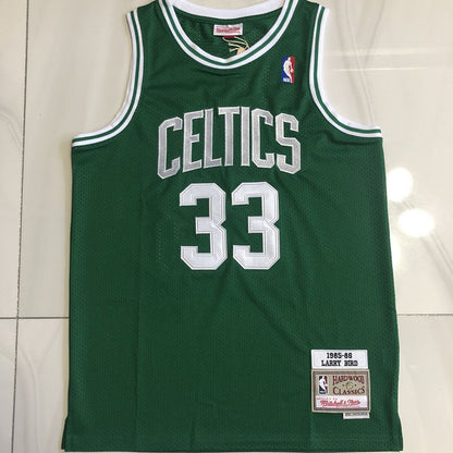 Boston Celtics 33 Larry Bird Jersey