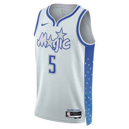 Orlando Magic Paolo Banchero Nike Silver 2025/26 Swingman Jersey - City Edition