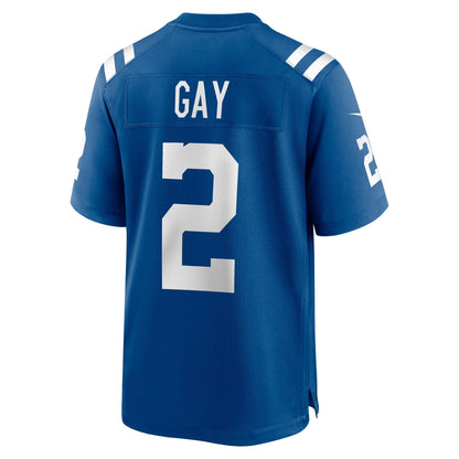 Matt Gay Indianapolis Colts Nike Game   Jersey - Royal