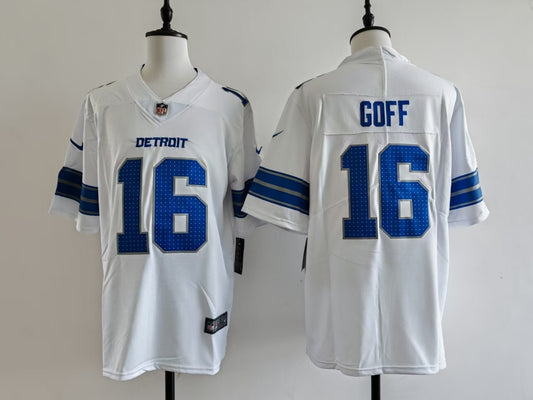 Men's Detroit Lions Jared Goff Jersey -  White