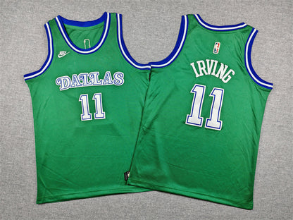 Youth Kyrie Irving Dallas Mavericks #11 Embroidered  Jersey