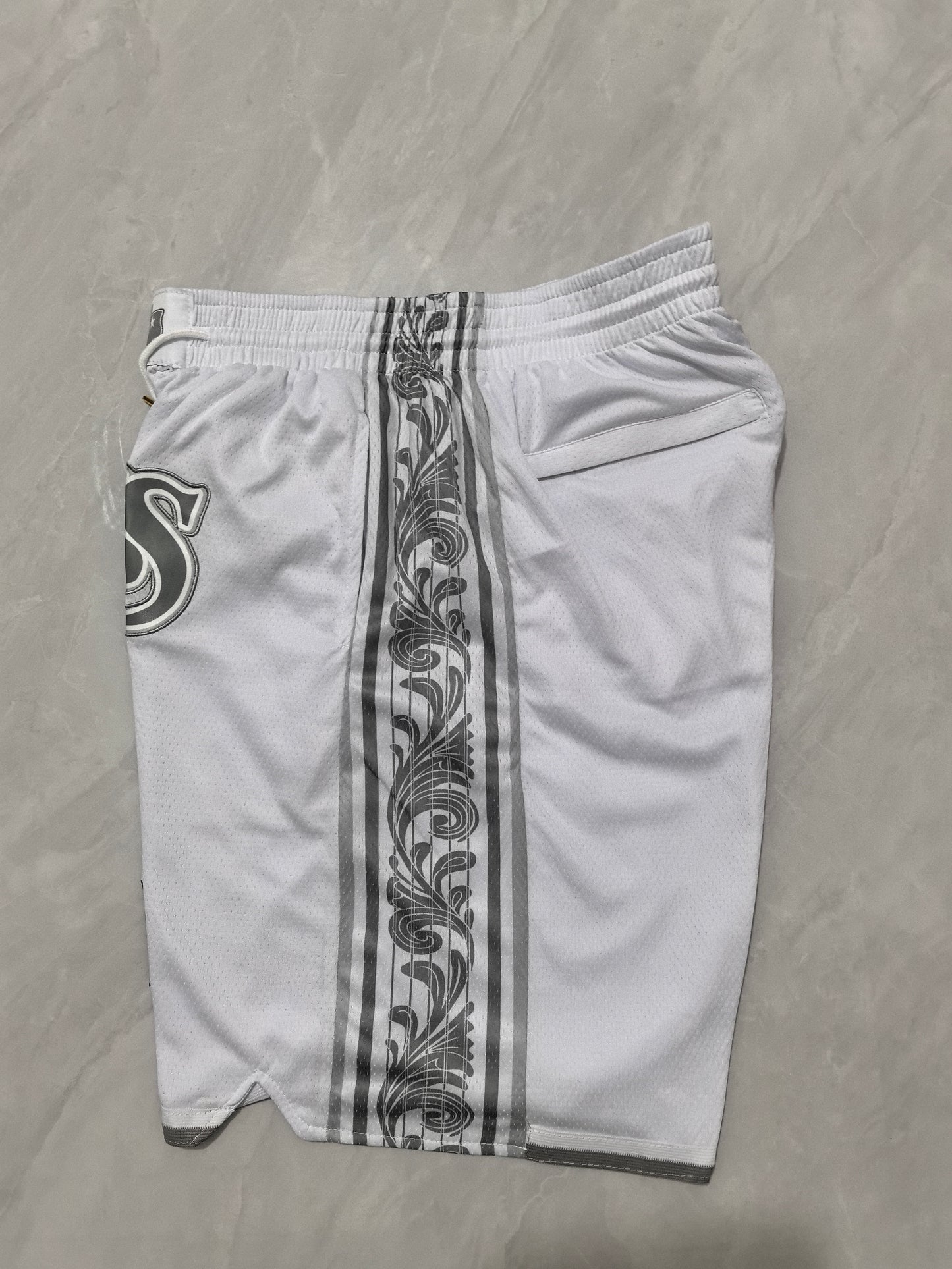 Dallas Mavericks 2025 White City Edition Pocket Shorts