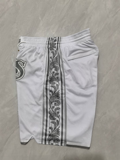 Dallas Mavericks 2025 White City Edition Pocket Shorts