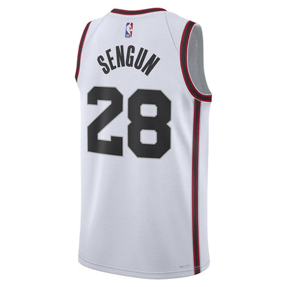 Unisex Houston Rockets Alperen Sengun White 2024/25 Swingman  Jersey - City Edition