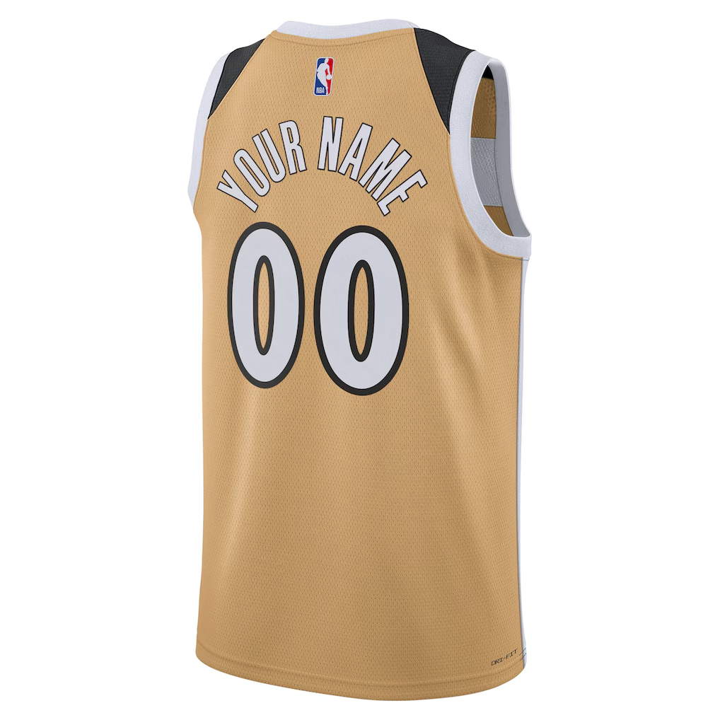 Washington Wizards Nike Gold 2025/26 City Edition Swingman Custom Jersey