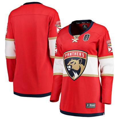 Women's Florida Panthers Fanatics Red 2025 Stanley Cup Final Home Breakaway Jersey