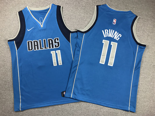 Youth Kyrie Irving Dallas Mavericks #11 Embroidered  Jersey