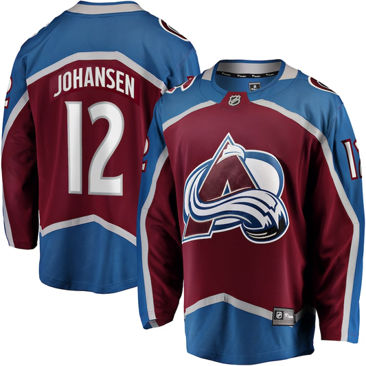 Men's Colorado Avalanche Ryan Johansen #12 Maroon Jersey
