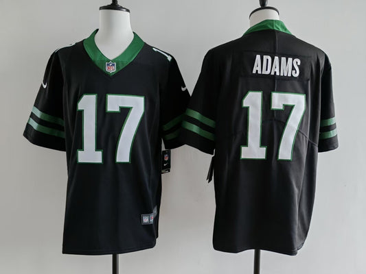 Men's New York Jets Davante Adams Jersey-Black