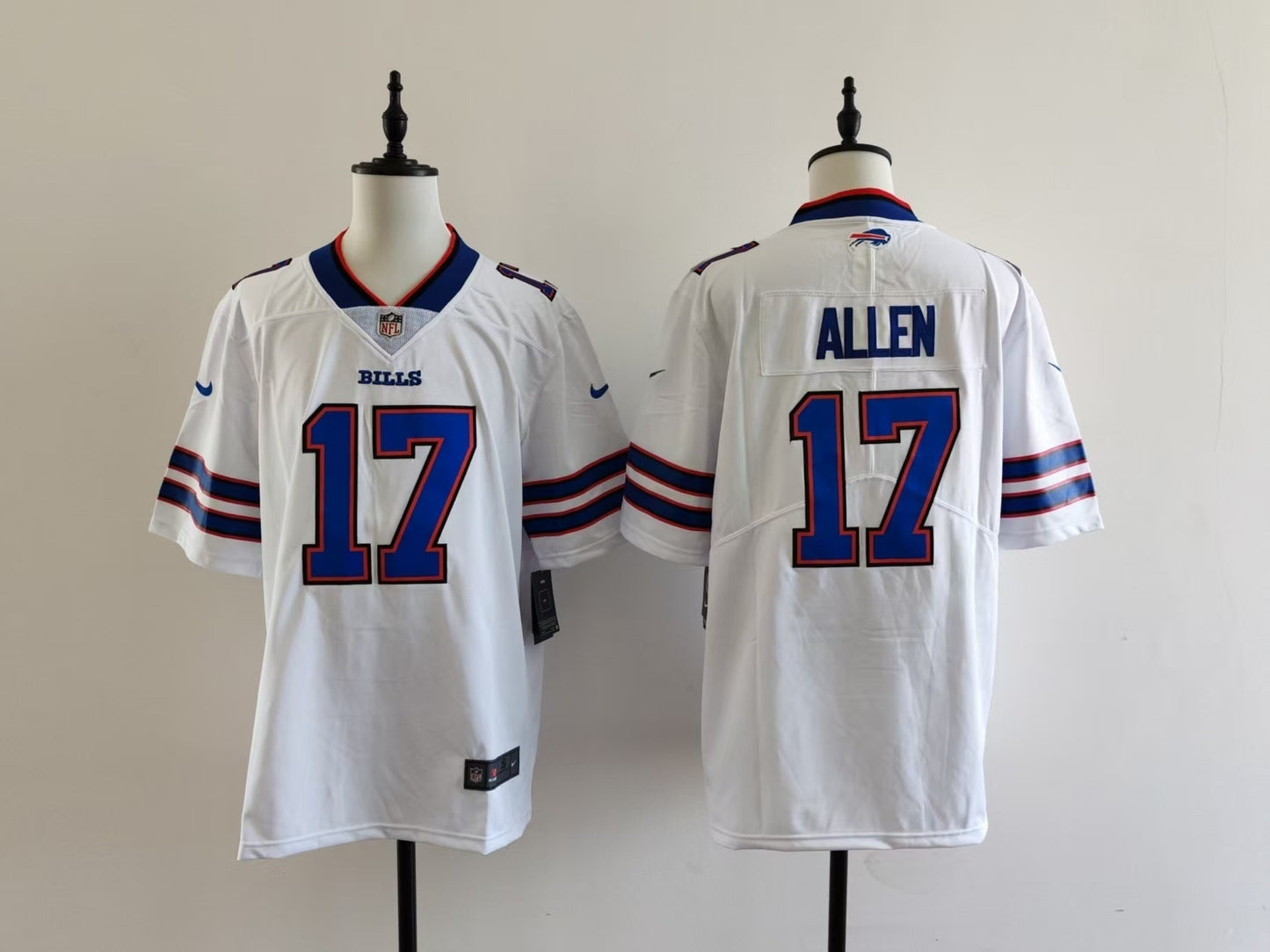 Men's Buffalo Bills Josh Allen Jersey-White