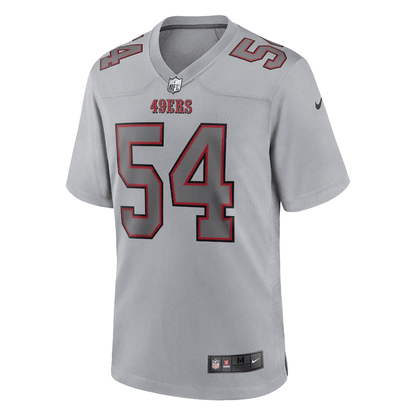Fred Warner 54 San Francisco 49ers Atmosphere Fashion Game Jersey - Gray