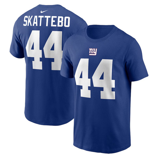 Cam Skattebo New York Giants T-Shirt - Royal