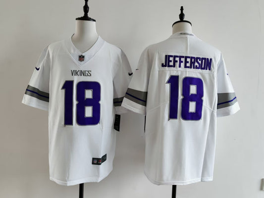Men's Minnesota Vikings Justin Jefferson Nike Jersey -  White