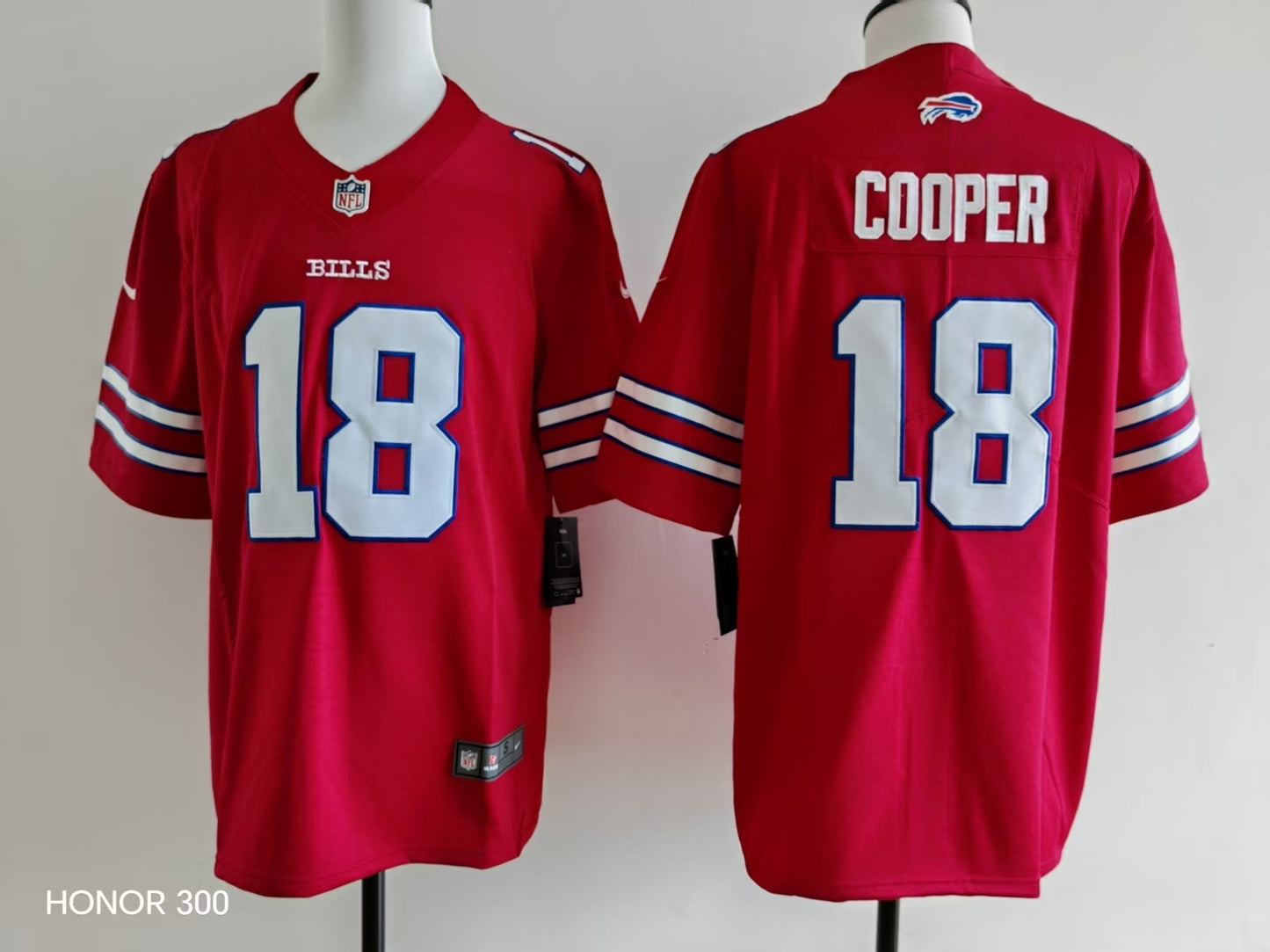Men's Buffalo Bills Amari Cooper Jersey-Red