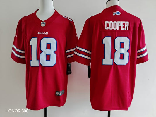 Men's Buffalo Bills Amari Cooper Jersey-Red