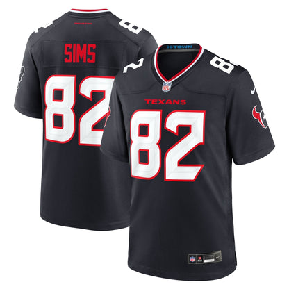 Steven Sims Houston Texans Nike Team Game Jersey -  Navy