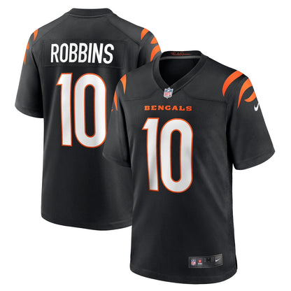 Brad Robbins Cincinnati Bengals Nike Team Game Jersey -  Black