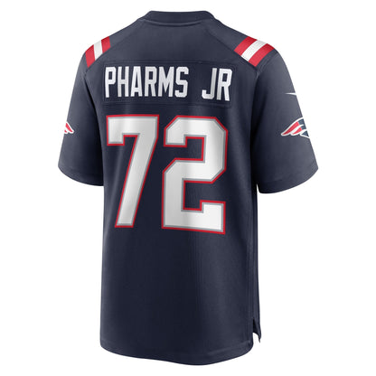 Jeremiah Pharms Jr. New England Patriots Nike Game   Jersey - Navy