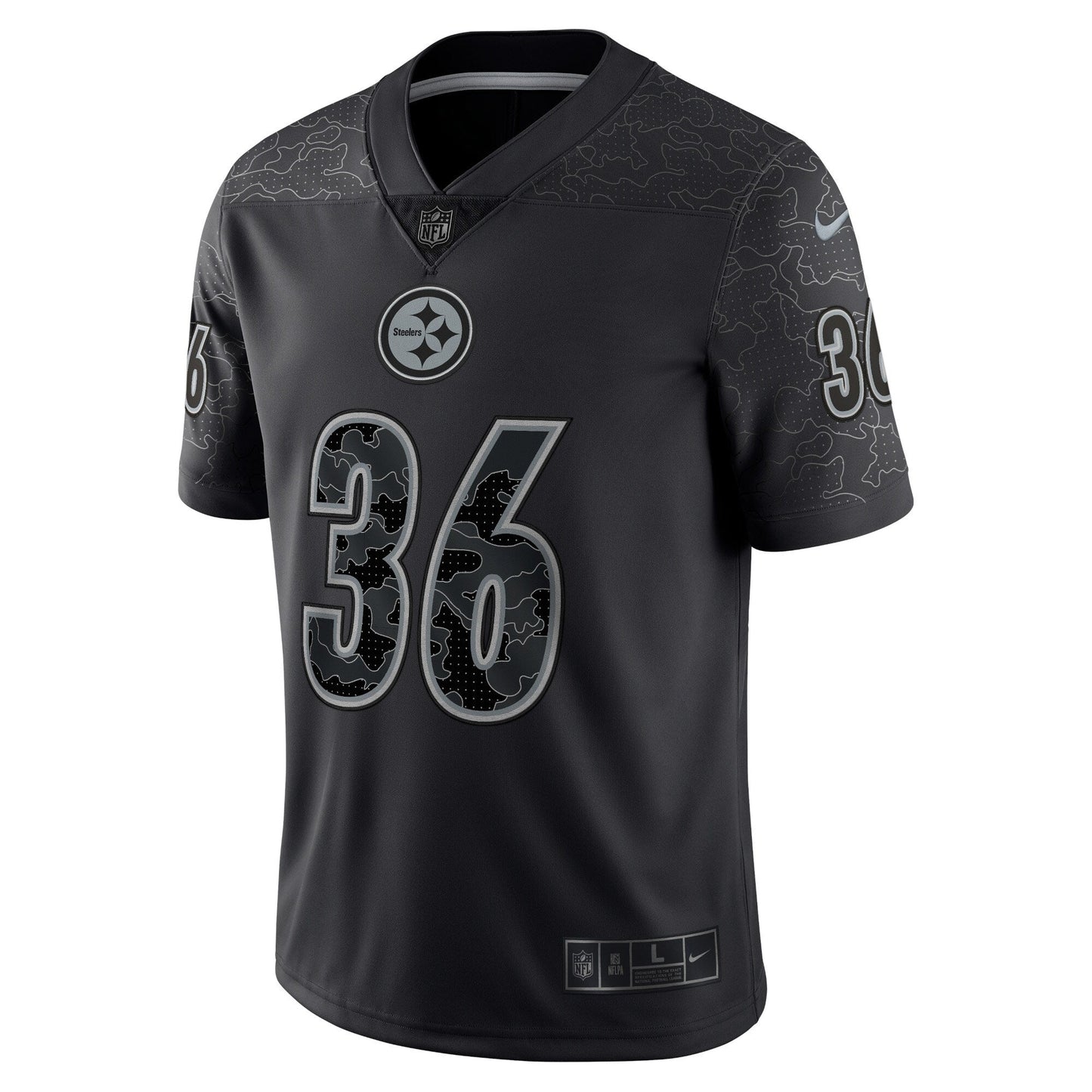 Jerome Bettis Pittsburgh Steelers Nike Retired   RFLCTV Limited Jersey - Black