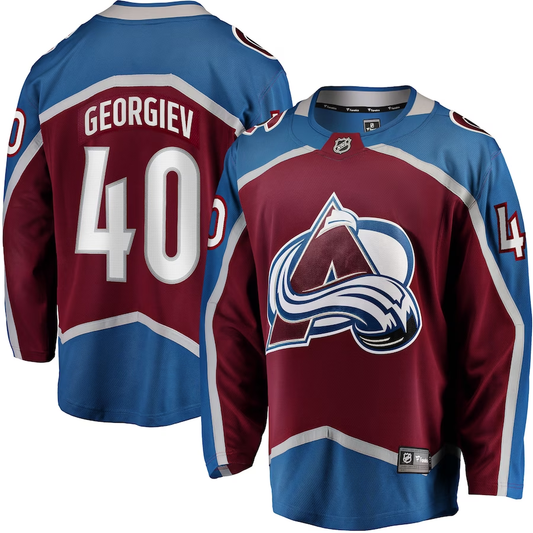 Men's Colorado Avalanche Alexandar Georgiev #40 Burgundy Jersey