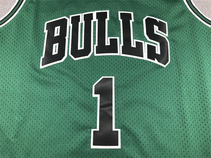 Chicago Bulls Derrick Rose #1 2008-09 Throwback-Embroidery