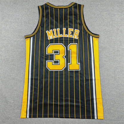 Indiana Pacers Reggie Miller #31 Throwback — Embroidered Jersey