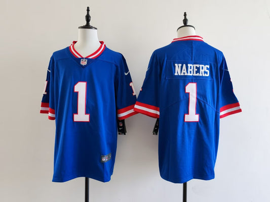Men's New York Giants Malik Nabers Jersey