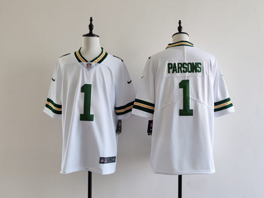 Men's Green Bay Packers Micah Parsons Nike Jersey -  White