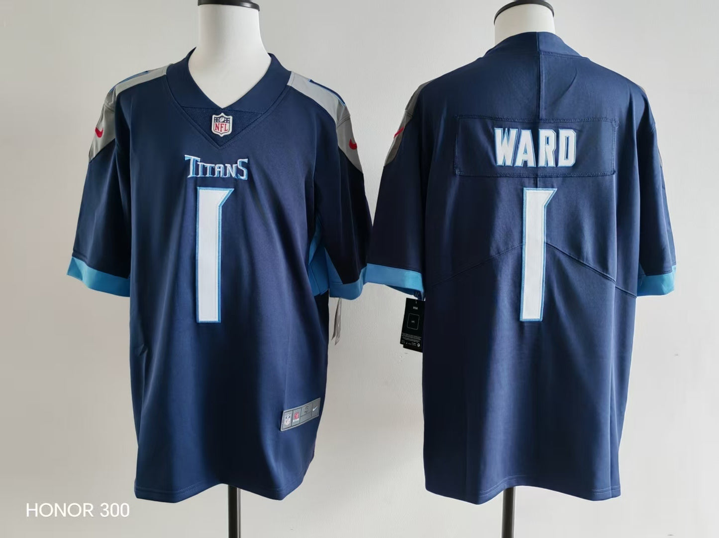 Men's Tennessee Titans Cameron Ward Jersey#1
