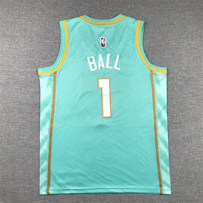 Youth LaMelo Ball Charlotte Hornets #1 Embroidered Jersey