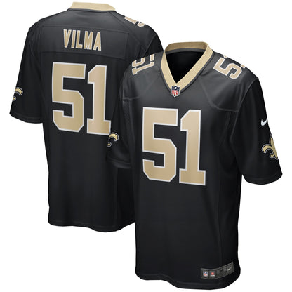 Jonathan Vilma New Orleans Saints Nike Game Retired   Jersey - Black