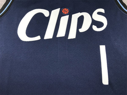 Men's LA Clippers james Harden #1 Navy2023/24 Swingman jersey - City Edition
