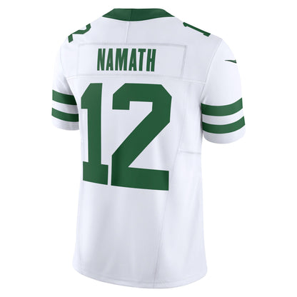Joe Namath New York Jets Nike Vapor F.U.S.E. Limited Jersey  - Legacy White