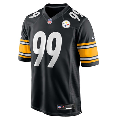Men's Pittsburgh Steelers Derrick Harmon Nike Black 2025 NFL Draft First Round Pick Game Jersey