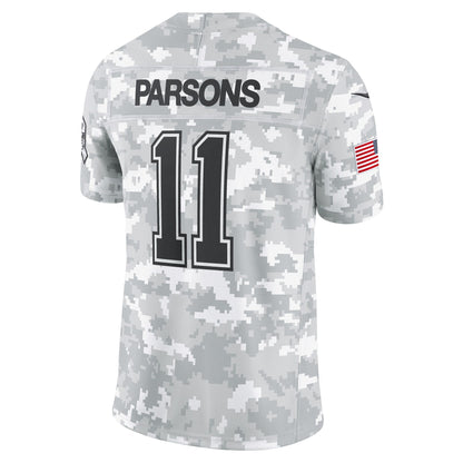 Micah Parsons Dallas Cowboys Nike 2024 Salute to Service Limited Jersey - Arctic Camo