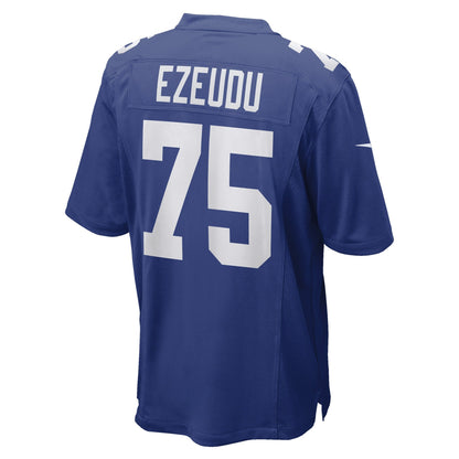 Joshua Ezeudu New York Giants Nike Game   Jersey - Royal