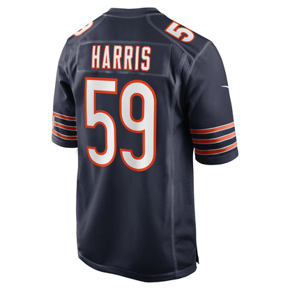 Jalen Harris Chicago Bears Nike Team Game Jersey -  Navy