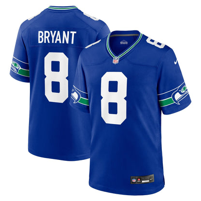 Coby Bryant Seattle Seahawks Nike Throwback   Game Jersey - Royal
