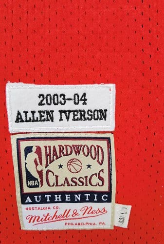 Allen Iverson Philadelphia 76ers Throwback Jersey
