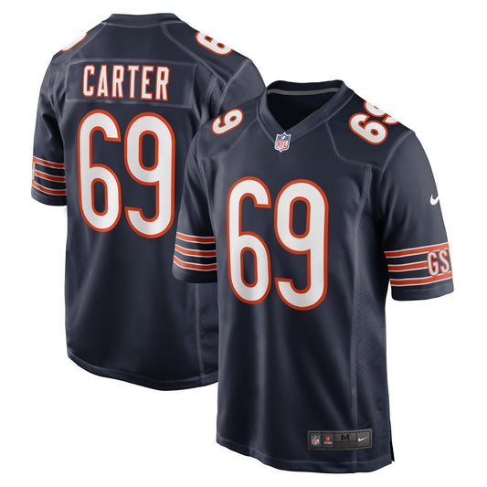 Ja'Tyre Carter Chicago Bears Nike Game   Jersey - Navy