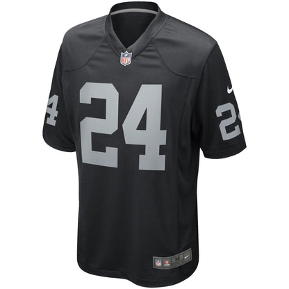 Willie Brown Las Vegas Raiders Nike Game Retired   Jersey - Black