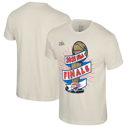 Unisex Oklahoma City Thunder Stadium Essentials Cream 2025 NBA Finals Clutch T-Shirt