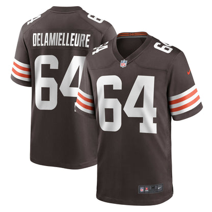 Joe DeLamielleure Cleveland Browns Nike Game Retired   Jersey - Brown